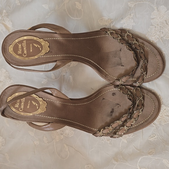 Rene Caovilla Heels Size 39.5 - Picture 4 of 7